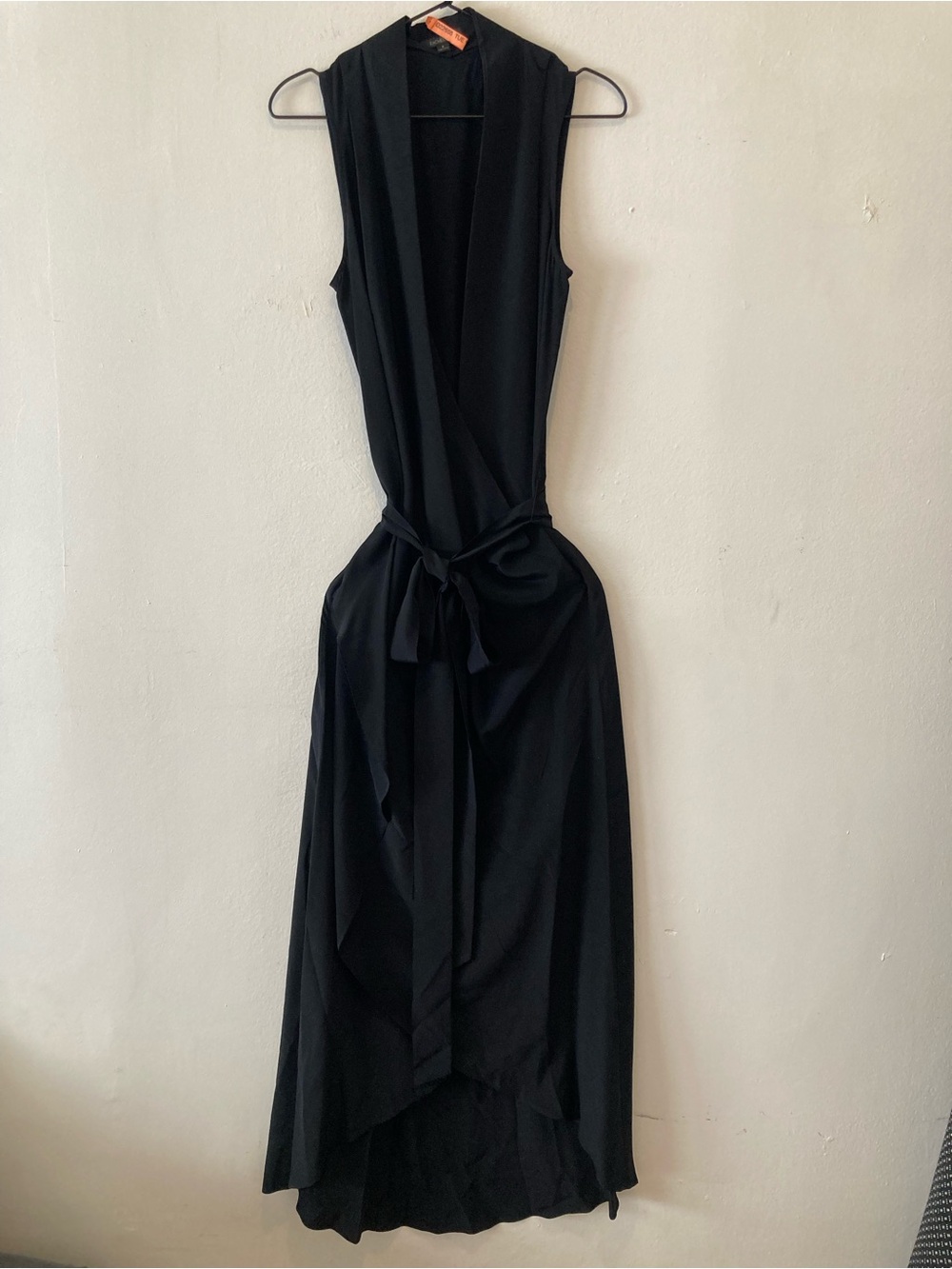 Rachel Zoe black maxi wrap dress